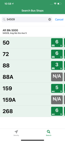 SG Bus Guru Screenshot 2
